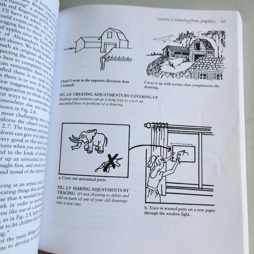 Drawing with Children Mona Brookes Art Paperback Book Craft 9780874778274 School